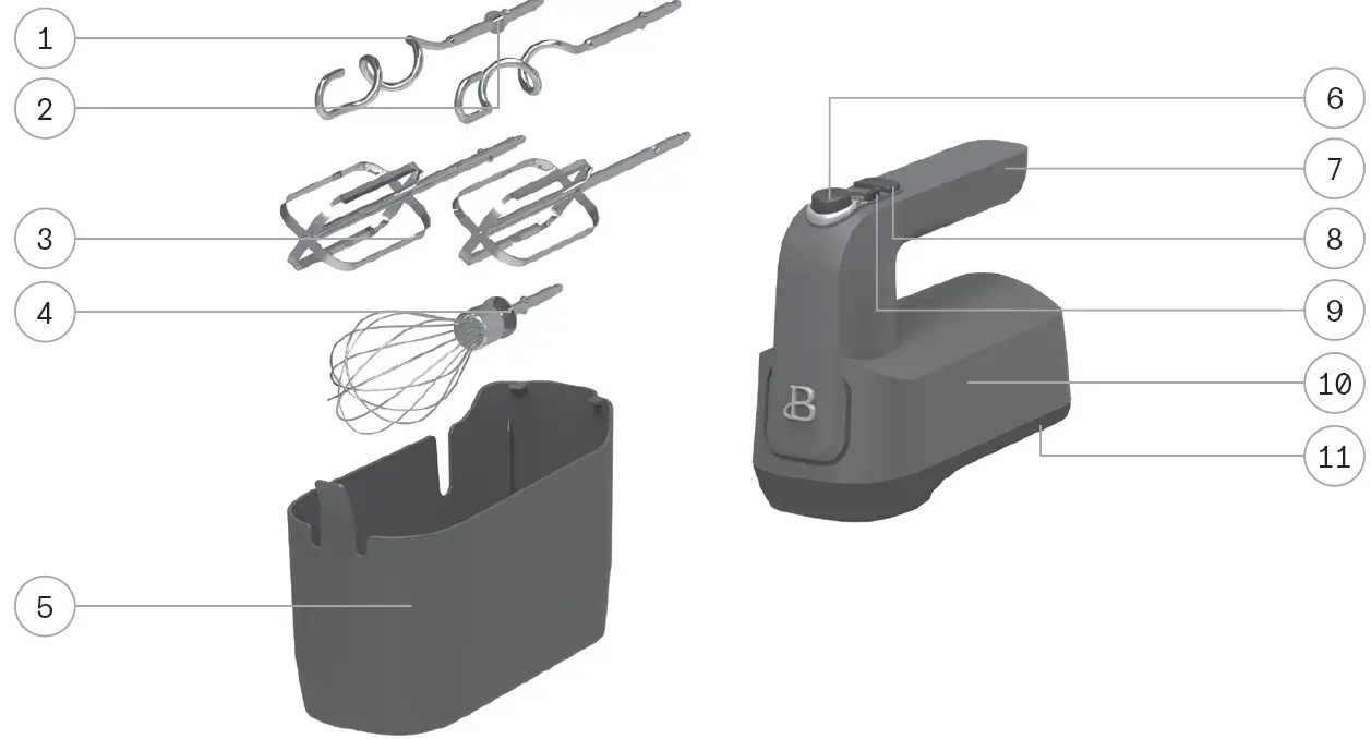 kitchenware 19109 6-Speed Hand Mixer 01