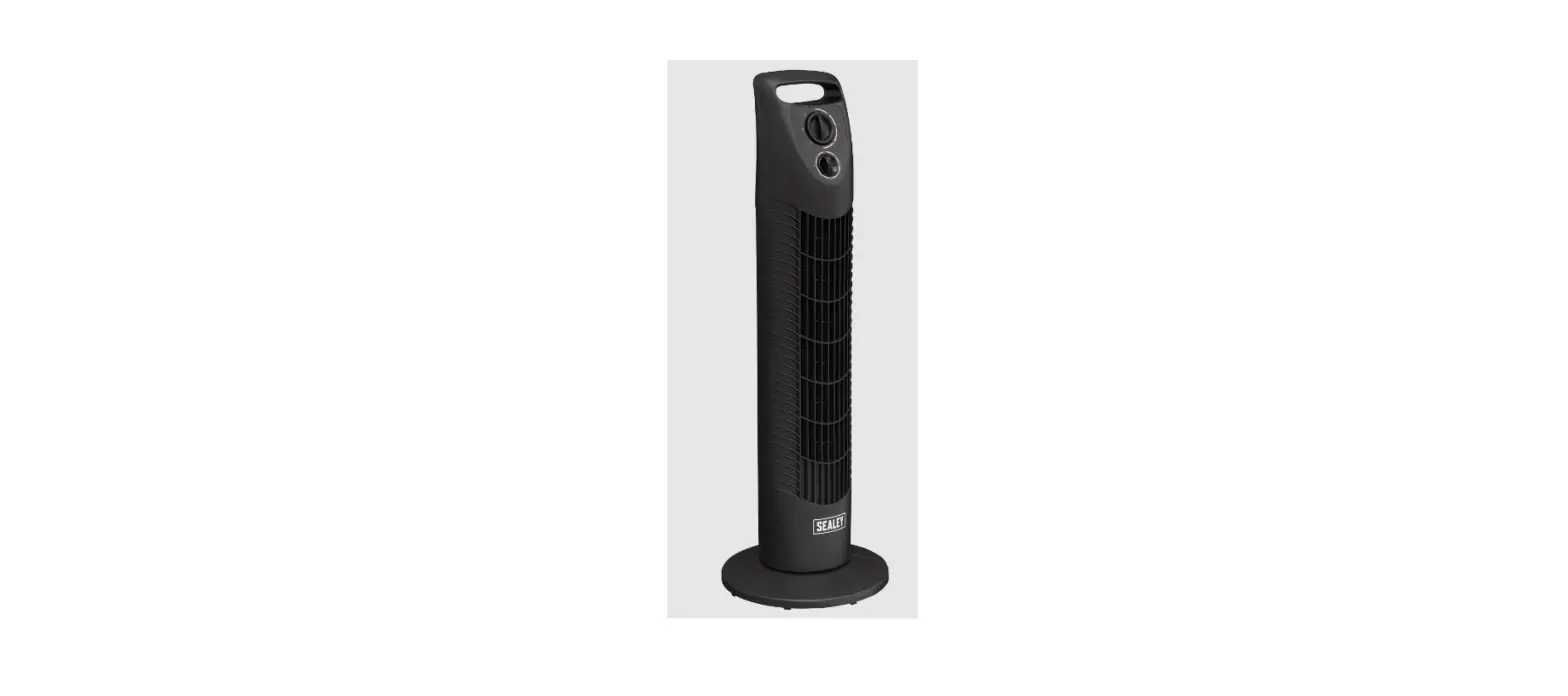 Sealey Stf30 30 Inch Oscillating Tower Fan 3-speed 230v Instructions