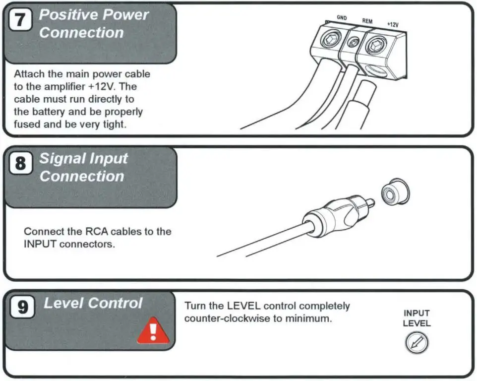 MB Quart RA1-150.2 150 Watt Amplifier Installation Guide - Installation
