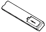 BLAUPUNKT Soundbar- Close the battery cover