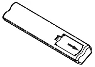 BLAUPUNKT Soundbar-battery compartment cover