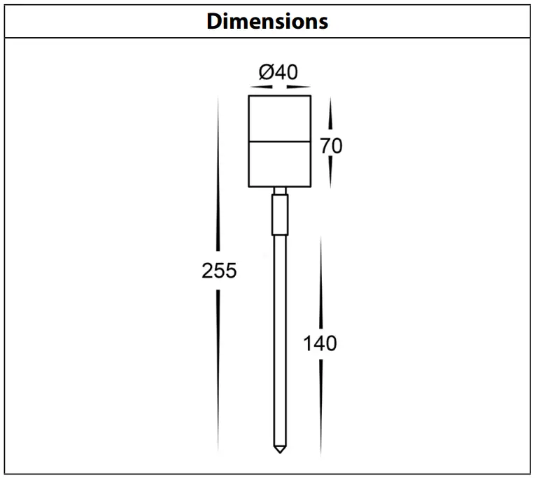 havit HV1426NW-SS316 Mini Tivah Garden Spike Light