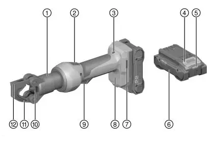 HILTI-NCR-60-D-22-Dieless 6-Ton-Cordless-Hydraulic-Crimpers-FIG2