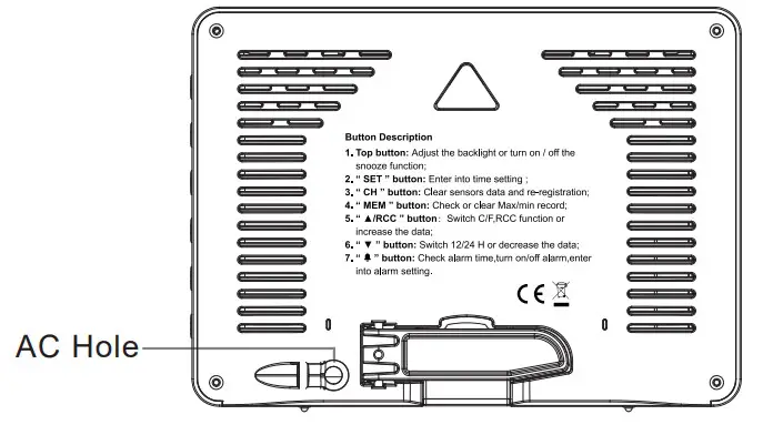 BaLDR B0359WST4H4PR Wireless Color Weather Station with 3 Remote Sensors - Figure 2