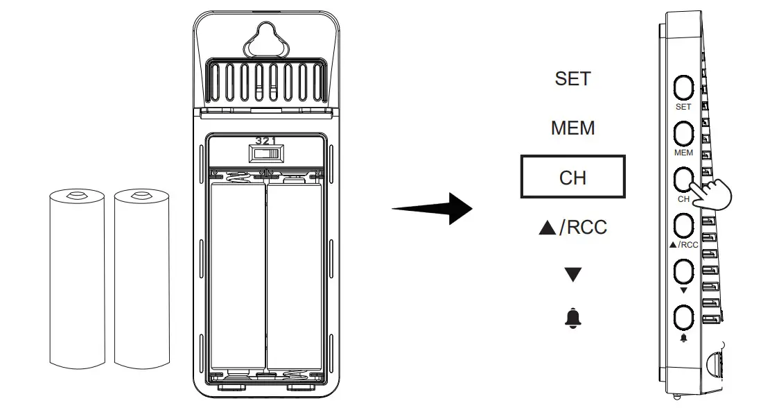 BaLDR B0359WST4H4PR Wireless Color Weather Station with 3 Remote Sensors - Figure 6