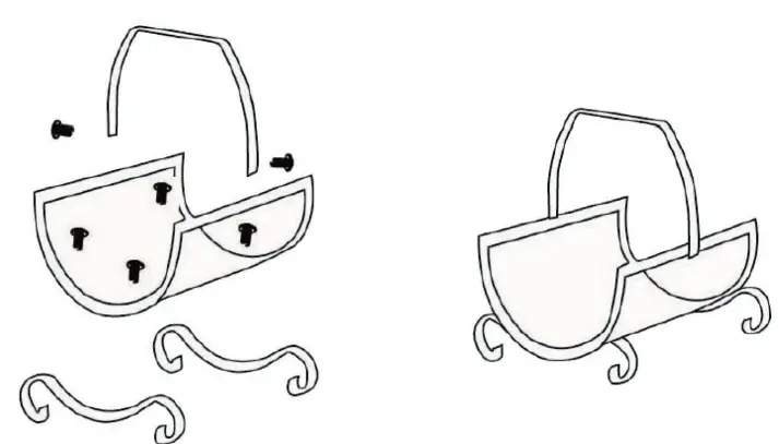 anslut-391050-Log-Basket-Instruction-Manual-fig-1