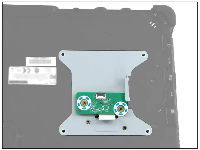 R11 Rugged Tablet Expansion Modules User Manual - 2 screws