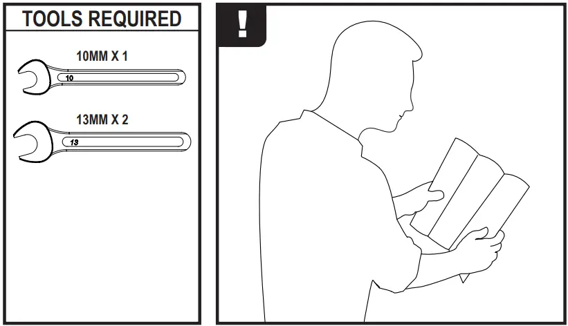 VANGUARD VG286 3 Renault Master x3 ULTI Van Roof Bars - TOOLS REQUIRED