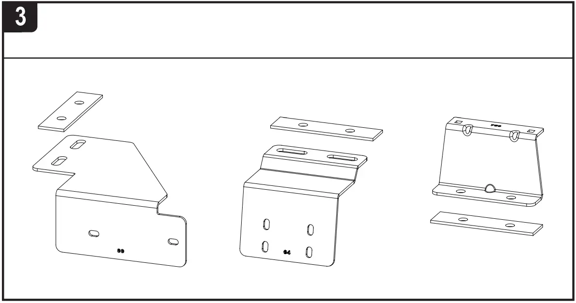 VANGUARD VG286 3 Renault Master x3 ULTI Van Roof Bars - fig 2