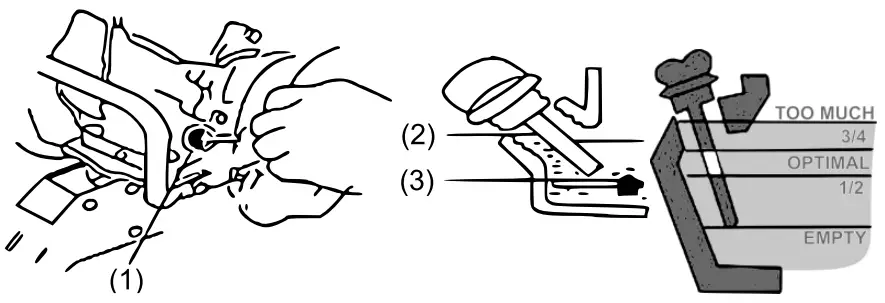 WILTEC 92671 LIFAN 2 Cylinder Petrol Engine - Before operating