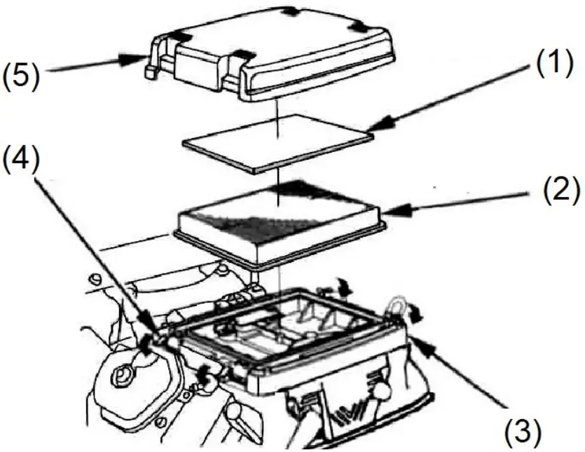 WILTEC 92671 LIFAN 2 Cylinder Petrol Engine - FIg