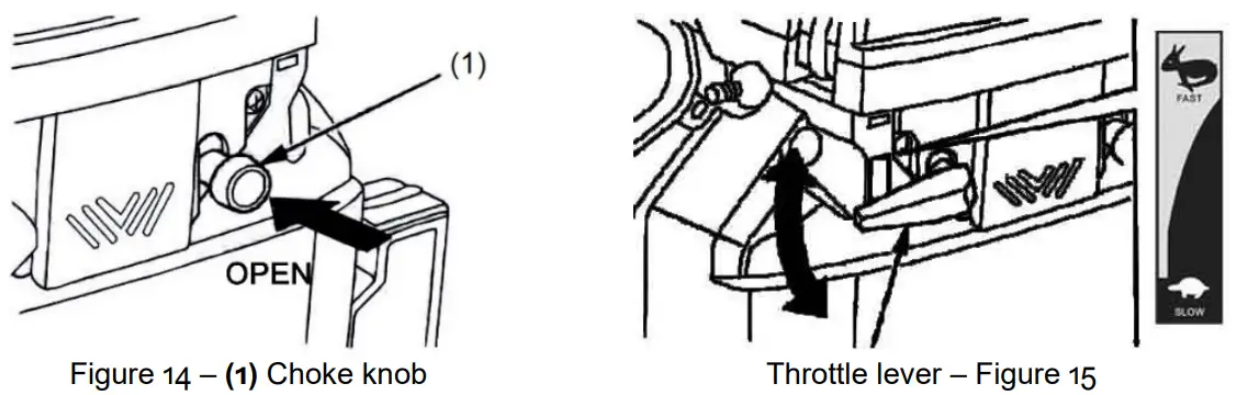 WILTEC 92671 LIFAN 2 Cylinder Petrol Engine - motor runs smoothly