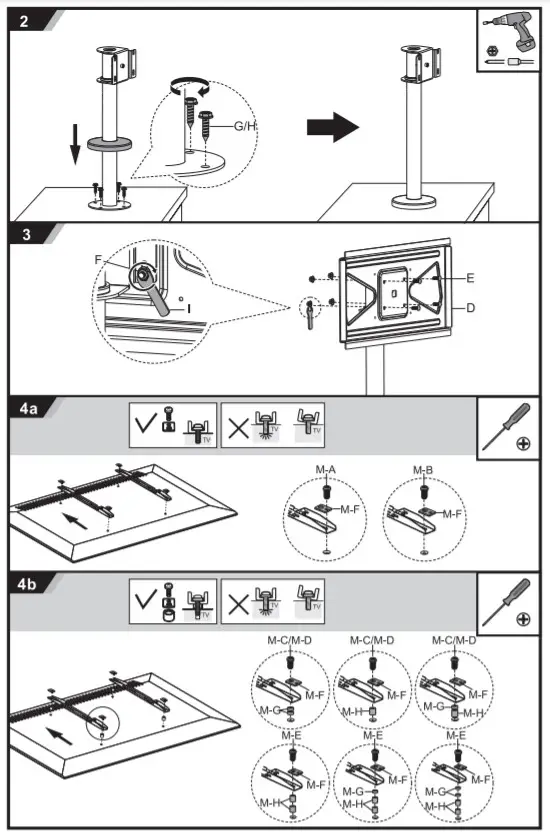 nedis DESKTOP TV MOUNT 2