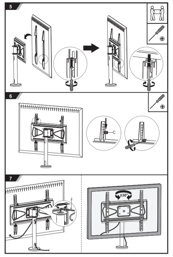 nedis DESKTOP TV MOUNT 3