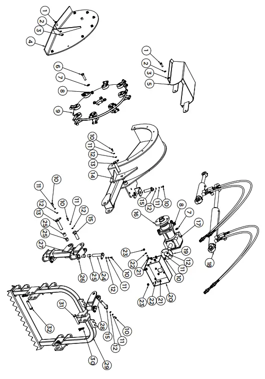 BRABER EQUIPMENT BE-SGH24 Stump Grinder - fig1