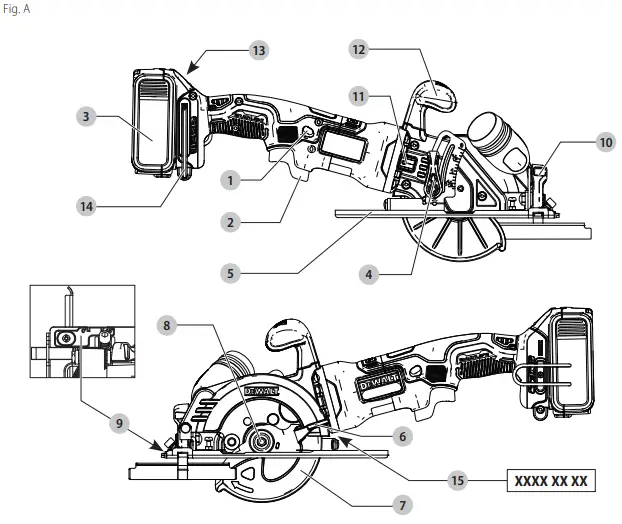 DEWALT-DCS571-Atomic-20-Volt-Max-Cordless-Brushles-s4-1-2-Inch-Circular-Saw-FIG-1