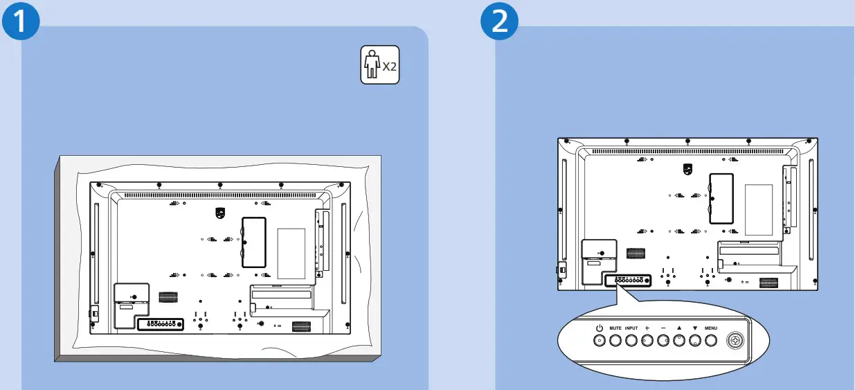 PHILIPS 32BDL4511D 32 Inch 1080p D Line Anti Glare Smart Digital Signage Display - overview 2