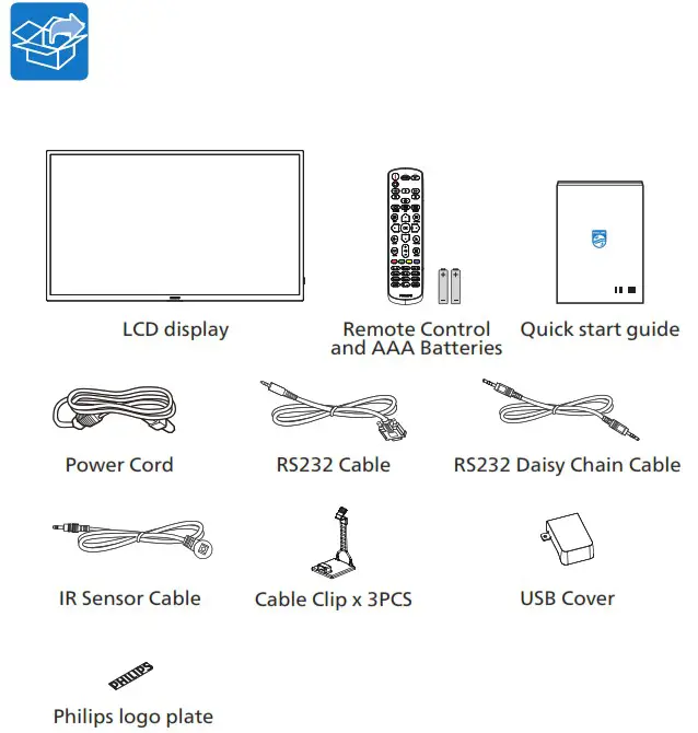 PHILIPS 32BDL4511D 32 Inch 1080p D Line Anti Glare Smart Digital Signage Display - overview
