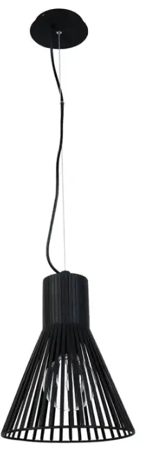 Lucci decor 018150 Everest 1 Light Cone Pendant-PRODUCT