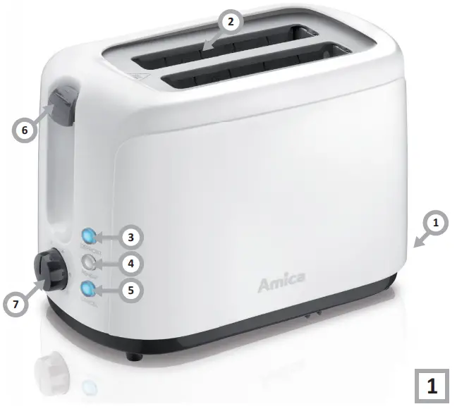 Amica TD 1013 Sandwich Maker-fig2