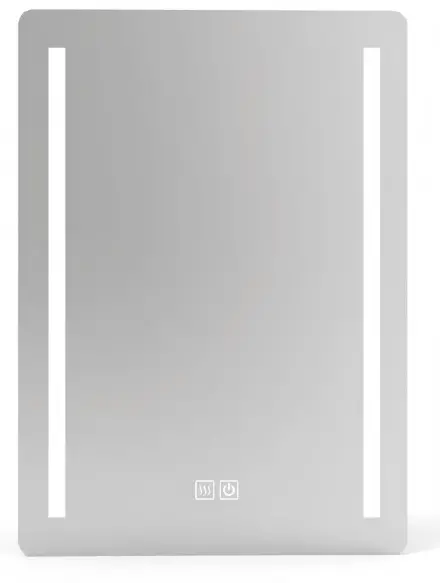 THE HOME DEPOT M-1413 Small Rectangular Frameless Anti-Fog Dimming Wall Bathroom Vanity Mirror FIG (2)