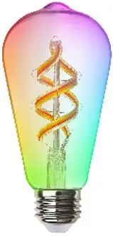 Luminans JP ST64FRWB Wi Fi E27 LED Bulb Drop Form