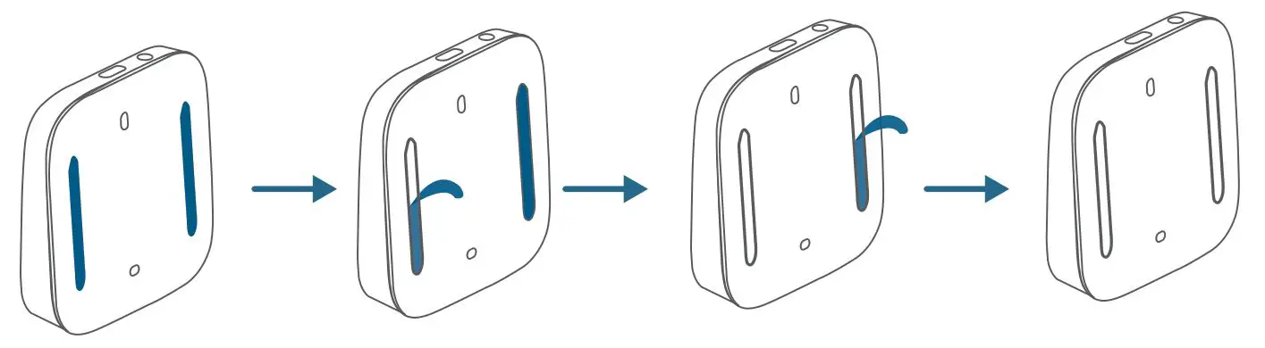 eufy Security Keypad - Stick the adhesive strips on the keypad