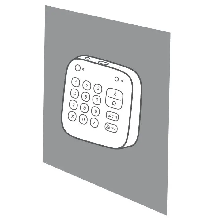 eufy Security Keypad - Stick the keypad onto the wall