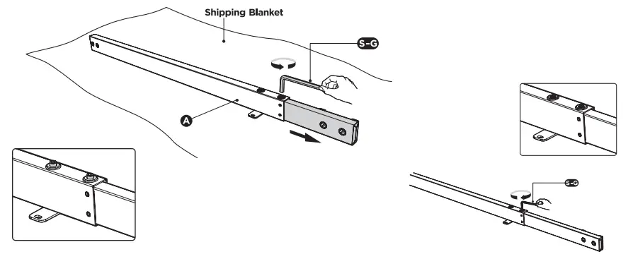 V I V O DESK-V101EB Black Electric Single Motor Desk Frame - fig 1