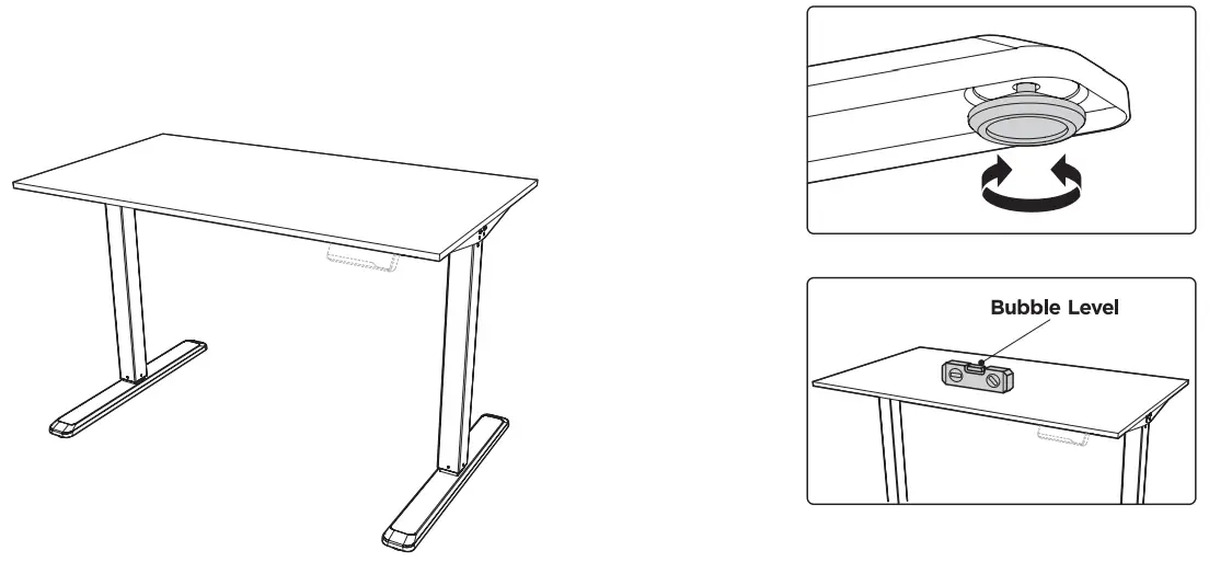 V I V O DESK-V101EB Black Electric Single Motor Desk Frame - fig 14