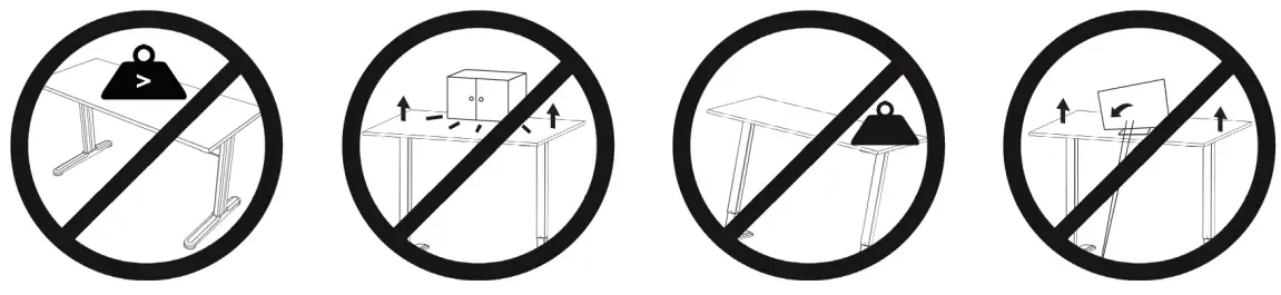 V I V O DESK-V101EB Black Electric Single Motor Desk Frame - fig 15