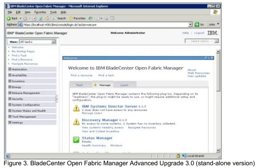 Lenovo BladeCenter Open Fabric Manager Software - fig2