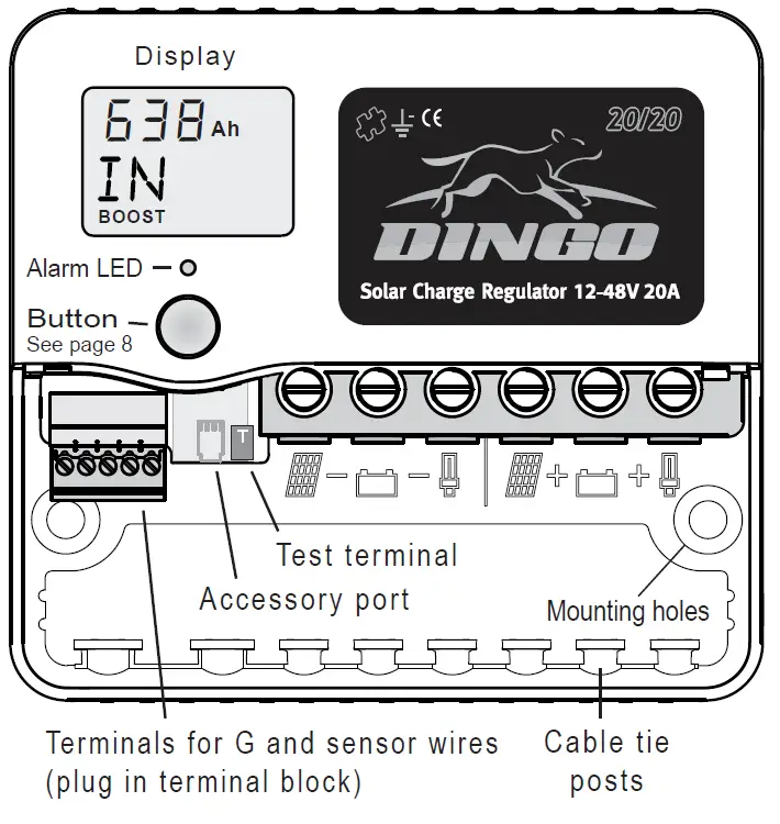 phocos D2020N Dingo Advanced Solar Charge Controller fig 1