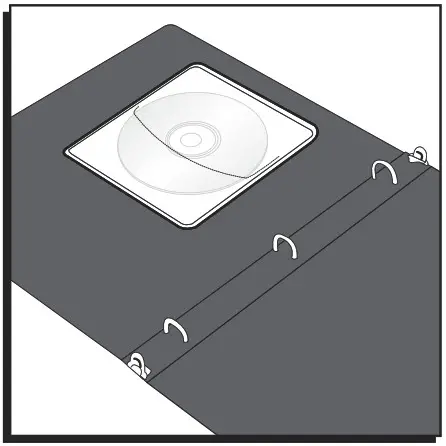 ULINE Adhesive Backed CD Sleeves - Cover