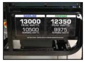 DuroMax XP13000HX Dual Fuel Portable HX Generator - FIG24