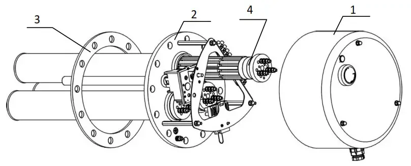 DRAZICE TPK Series Heating Flange with Ceramic Elements - DESCRIPTION 2