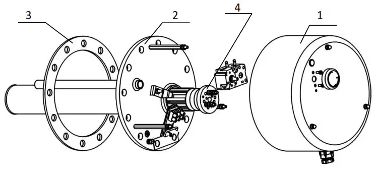 DRAZICE TPK Series Heating Flange with Ceramic Elements - DESCRIPTION