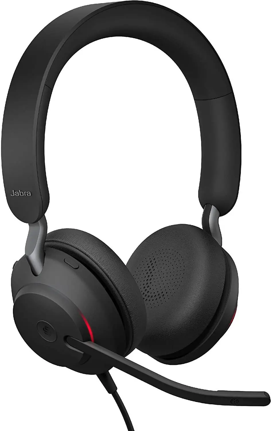 Jabra Evolve2 40 USB C UC Stereo Wired On Ear Headset