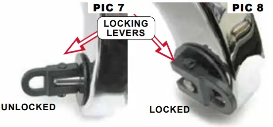 KURYAKYN 1660 Chrome Multi Purpose Driver and Passenger Backrest - fig 2