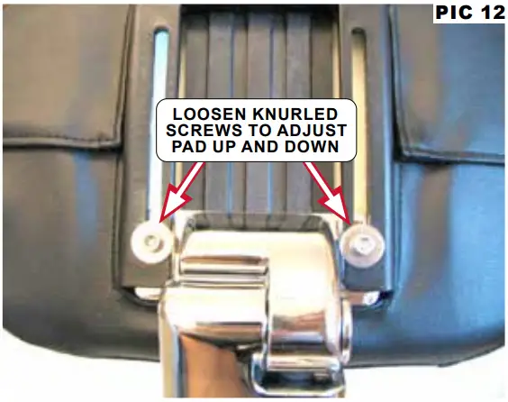 KURYAKYN 1660 Chrome Multi Purpose Driver and Passenger Backrest - fig 4