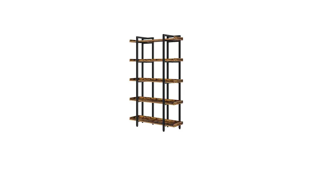 Tribesigns B09qrjgxr4 Rustic Wood 5-shelf Industrial Style Bookcase And Book Shelves Instruction Manual Tribesigns B09qrjgxr4 Rustic Wood 5-shelf Industrial Style Bookcase And Book Shelves Instruction Manual