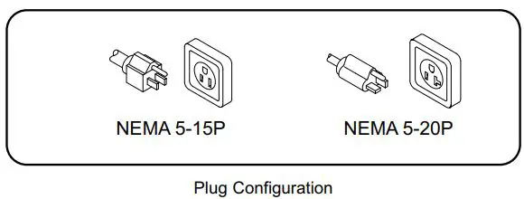 Hatco GRAH-48D3-120 Glo-Ray Infrared Strip Heaters Instruction Manual - Plug Configuration
