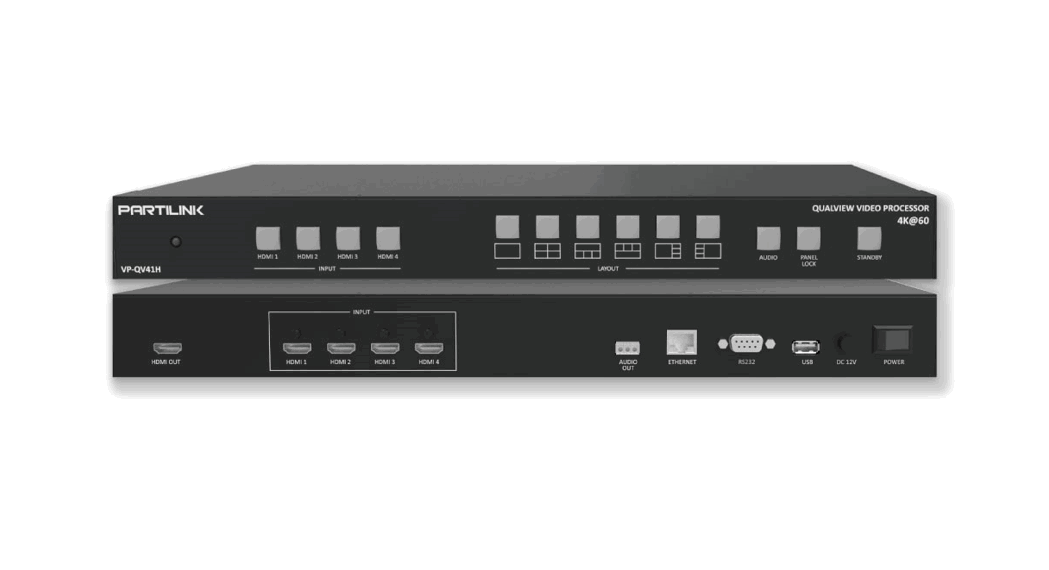 Vigillink Vlml-4x1h20 4k Hdmi 2.0 4k60 Multiciewer With Seamless Switching User Manual