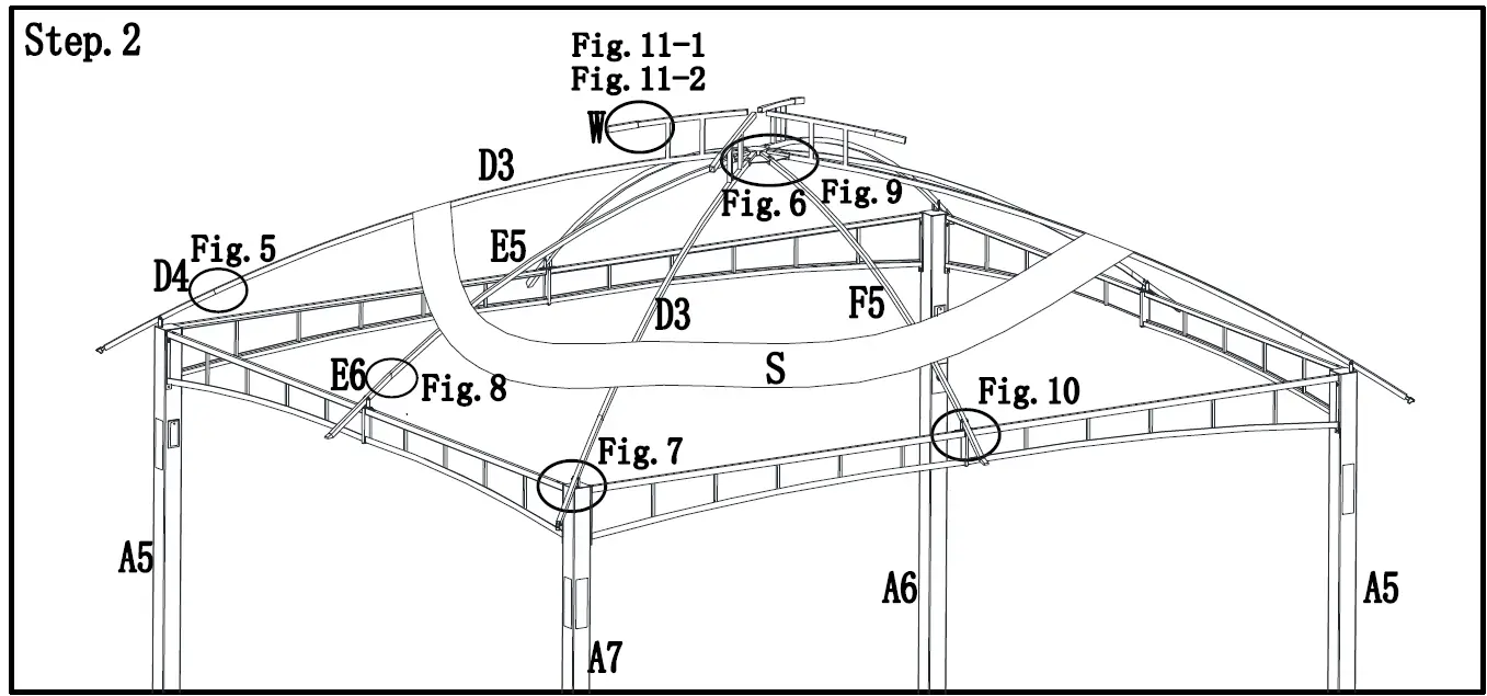 SUNJOY GROUP A101011500 Tan Replacement Mosquito Netting For Moorehead Steel Patio Gazebo 37