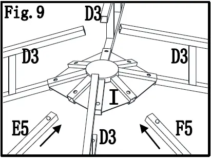 SUNJOY GROUP A101011500 Tan Replacement Mosquito Netting For Moorehead Steel Patio Gazebo 42