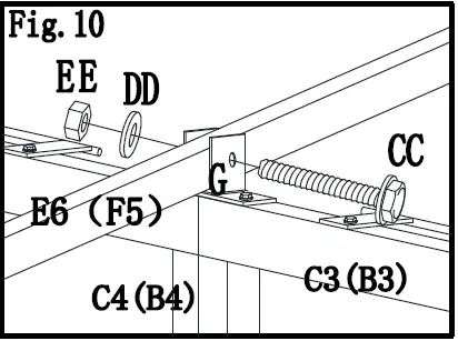 SUNJOY GROUP A101011500 Tan Replacement Mosquito Netting For Moorehead Steel Patio Gazebo 43