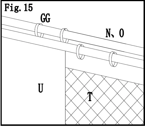 SUNJOY GROUP A101011500 Tan Replacement Mosquito Netting For Moorehead Steel Patio Gazebo 51
