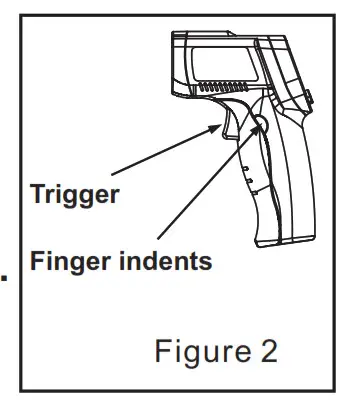 RHONE PEINTURE AUTOMOBILE GM300 Infrared Thermometer - FIg