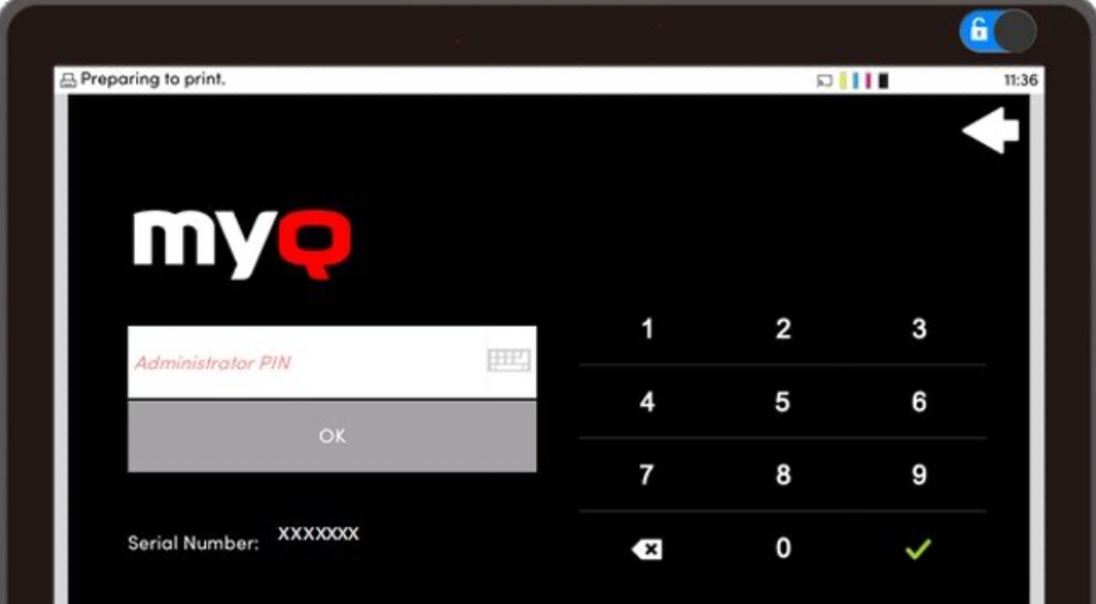 Myq Lexmark Embedded Printer Instruction Manual