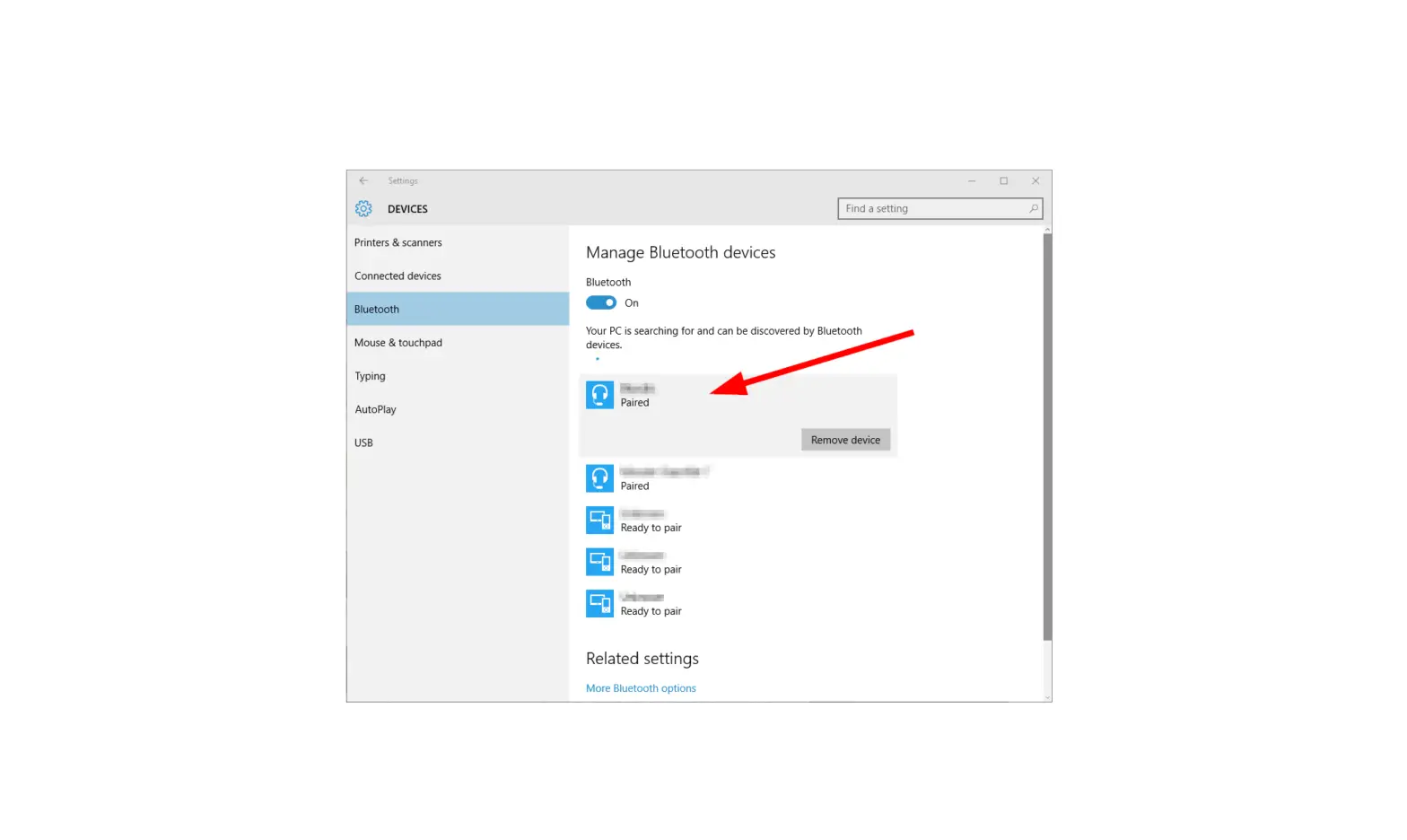 Windows 10 Delete Paired Bluetooth Connection Windows 10 Delete Paired Bluetooth Connection